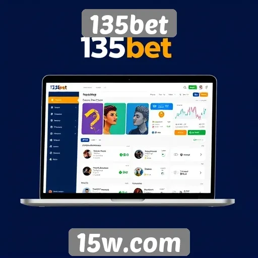 Interface do usuário do site 135bet é intuitiva